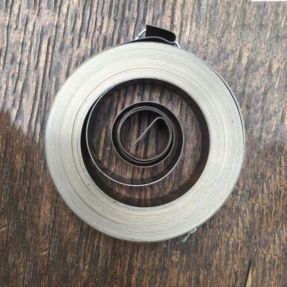 kf HTB12RYmVQzoK1RjSZFlq6yi4VXaH Cheap Spiral Spring Flat Wire Coil Spring Constant Force Power Spring 0 25mm Thickness 8mm Height