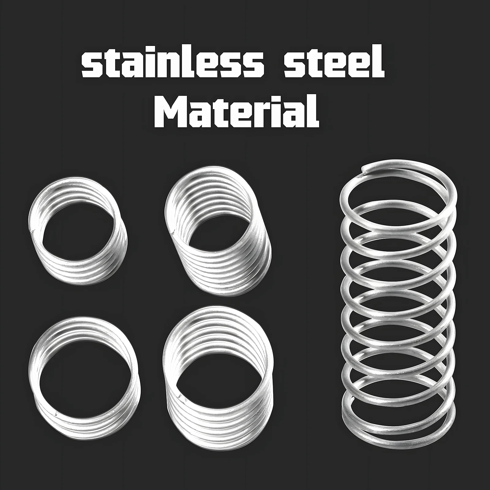kf S320e60993f184d31aa02731e6209f65aE 300Pcs Small Compression Spring Assortment Kit 304 Stainless Steel 15 Size Length 0 39 2inch 10mm