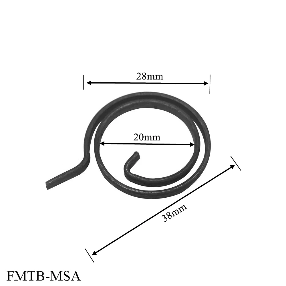 kf Ha52b2e5e54394d5f9538289d45cca8edy 5szt 28mm Płaski drut Klamka zamka drzwiowego Sprężyna cewki Narzędzia Drzwi domowe Wymiana Sprężyny skrętne powrotne