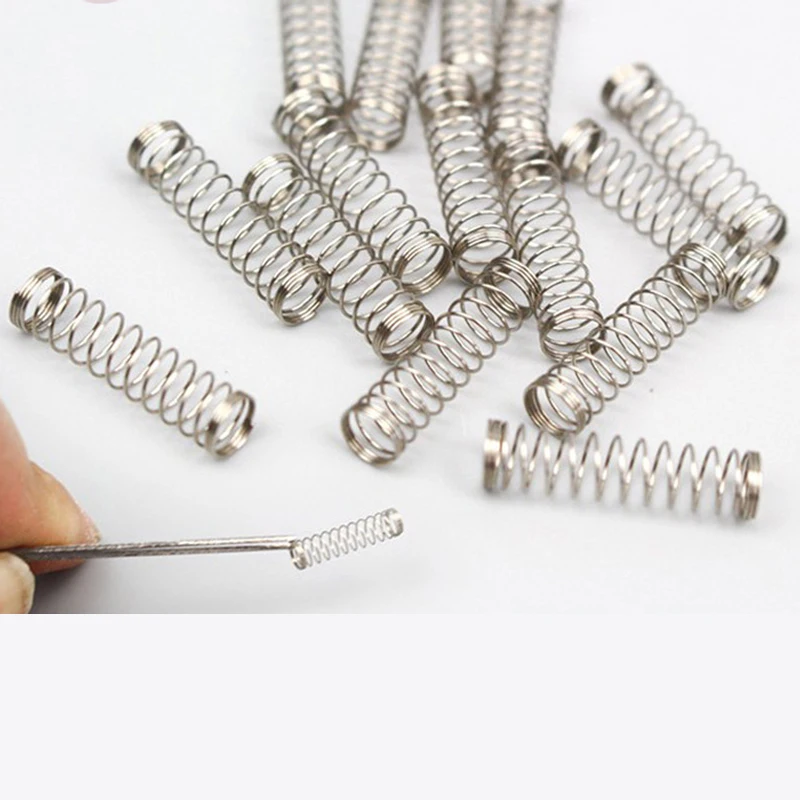 kf S9557cbf6cf074d79af9df37277145dffs 0 2mm 0 3mm 와이어 직경 소형 압축 스프링 304 스테인리스 스틸 버퍼 리턴 쇼트 스프링
