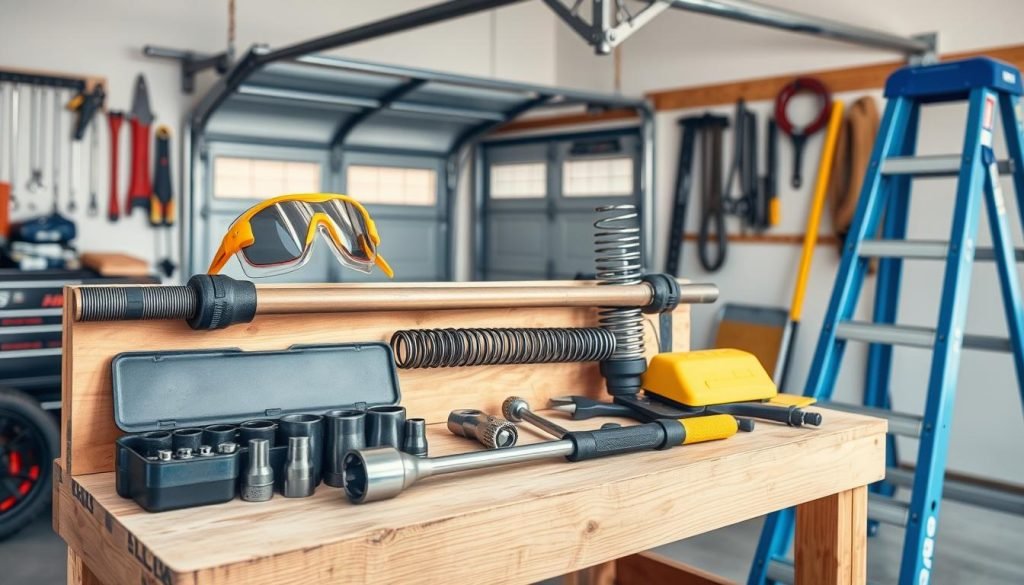 strumenti per molle di torsione da garage