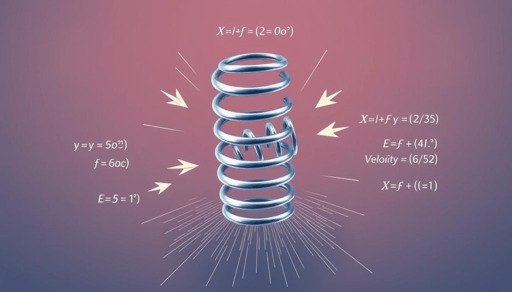 spring velocity calculation